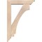 Ekena Millwork Imperial Traditional Smooth Bracket w/ Offset Brace, Douglas Fir, 5 1/2"W x 24"D x 36"H BKT0604X24X36IMP01SDF - alternate 3